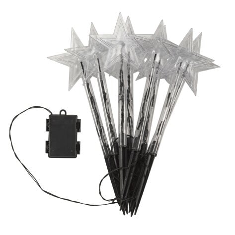 MySmartBuy StarDecor Stakes Set of 8 - White