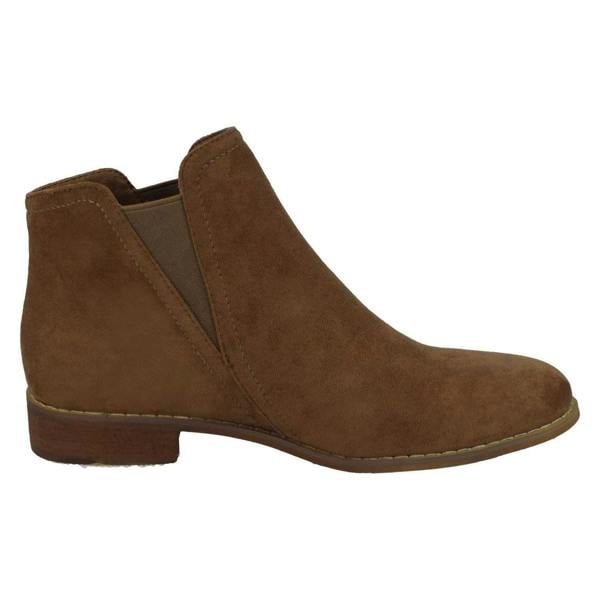 Spot On Ladies Spot On Flat Ankle Boots F51136