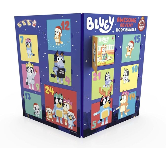 Bluey: Awesome Advent Book Bundle: An Advent Calendar - Includes 12 stories and 12 colouring books, so every day is an adventure with Bluey