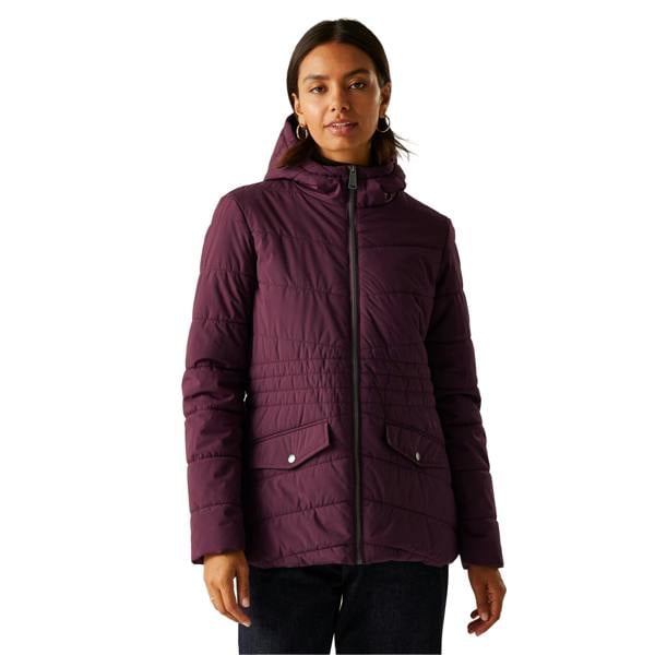 Regatta Womens/Ladies Agara Padded Jacket - Fig/Black - 