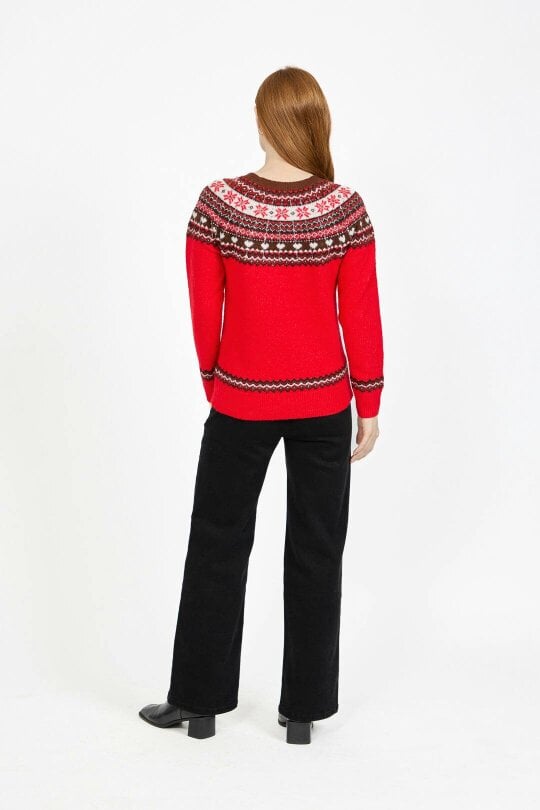 Mudflower Fair Isle Yoke Jumper