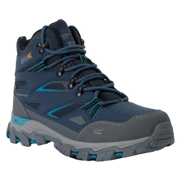 Regatta Womens/Ladies Holcombe III Walking Boots - Navy/Exotic Plume