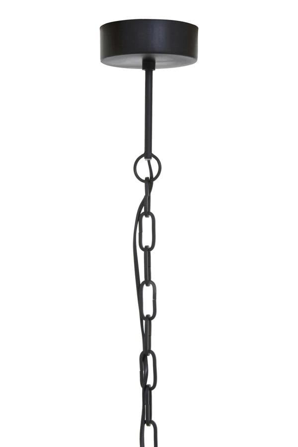 Fifty Five South Lapiz Wooden Beads Large Chandelier