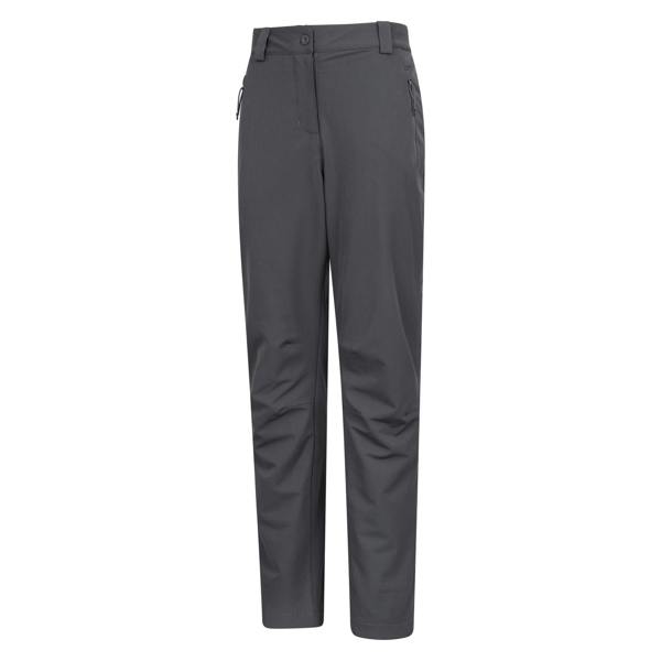 Mountain Warehouse Womens/Ladies Arctic II Thermal Fleece Hiking Trousers - Dark Grey - 
