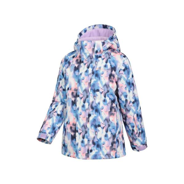 Mountain Warehouse Childrens/Kids Snowdrop Watercolour Ski Jacket - Green - 
