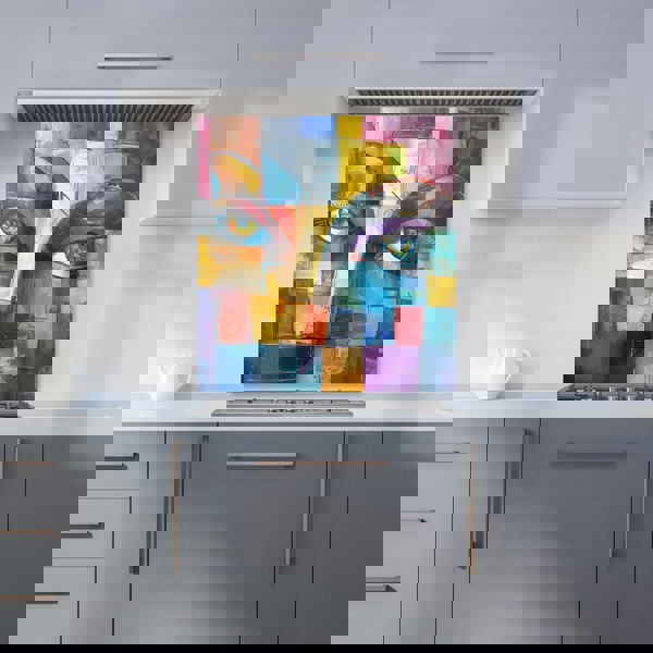Warren Reed - Designer Fragmented Vision: Eyes Of The Soul Kitchen Splashback