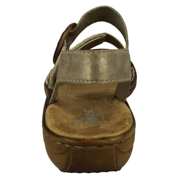 Rieker Ladies Rieker Buckle Detailed Sandals 608Z3