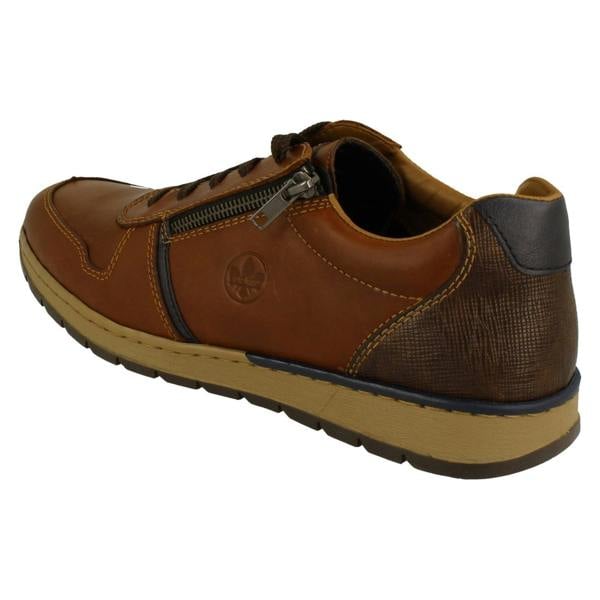 Rieker Mens Rieker Casual Lace And Zip Fastening Shoes Great For Everyday Wear B2112
