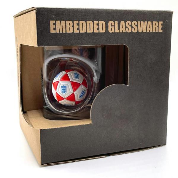 Personalised England Football Whisky Glass - lifestyle shot