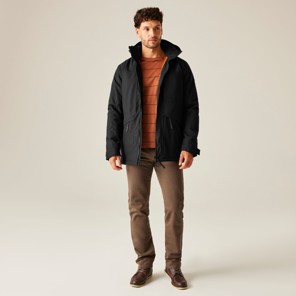Regatta Mens Balaton Insulated Waterproof Jacket - Black