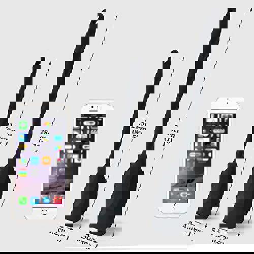 Anygleam Silicone Grey Seamless Spatula 6 Set Kitchen Accessories Baking Utensil Kit Bread Cake Mixing Tools Cooking Scraper Heat Resistant