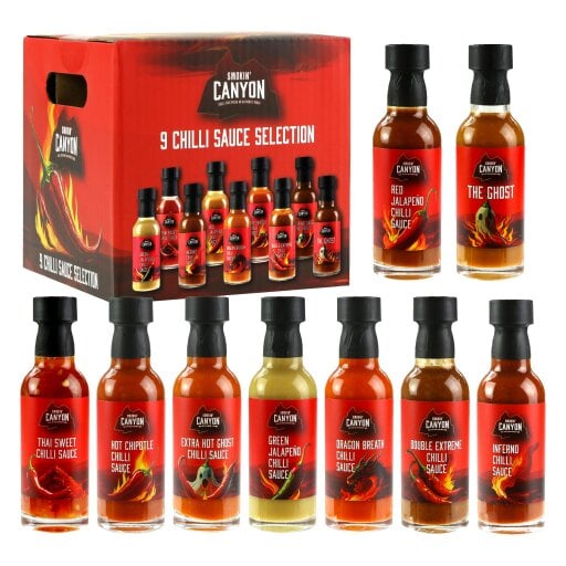 Kimm and Miller 9 Hot Sauce Selection Gift Set