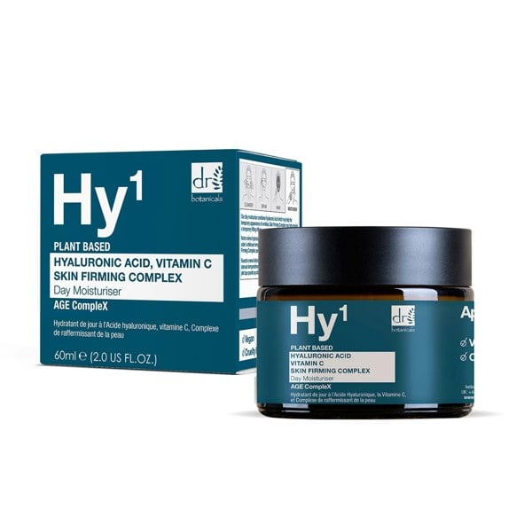 Dr Botanicals Hyaluronic Acid 1% & Vitamin C 1% & Skin Firming Complex 1% Day Moisturiser 60ml
