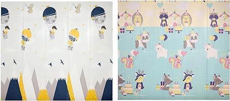 HYGRAD BUILT TO SURVIVE HYGRAD Toddler Floor Play Mat 2 Side Baby Play Mat Reversible Large Soft Gym Plat Mat Crawl Mat for Toddlers