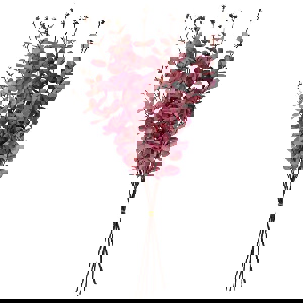 Leaf 80cm Pink Eucalyptus Foliage Stem