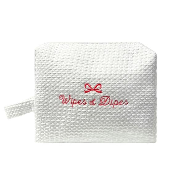 Lilly Loves Bow Wipes & Dipes Baby Bag