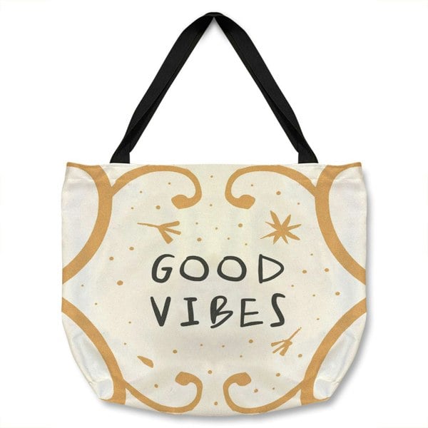 Benjamin Tate Design Good Vibes Tote bag