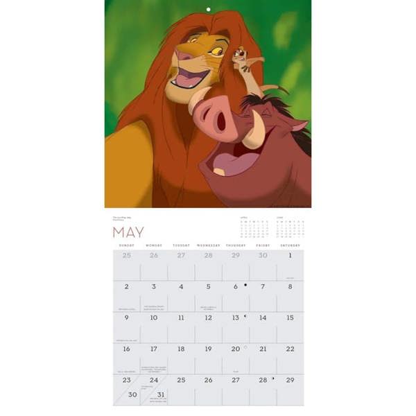 Disney Animation Calendar 2027, Wall Calendars, Month To View, Entertainment, Gift