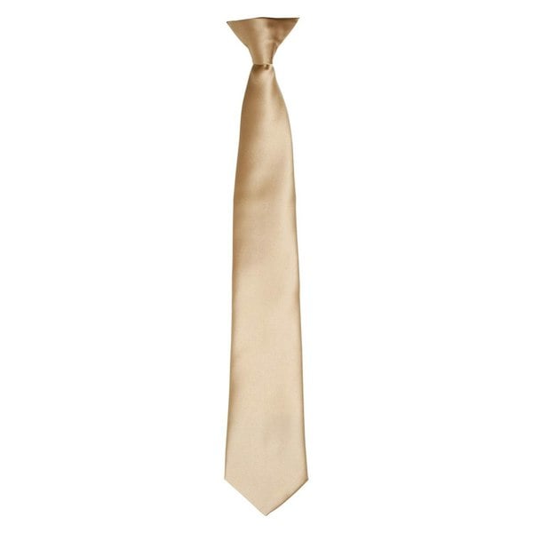 Premier Unisex Adult Satin Tie - Khaki