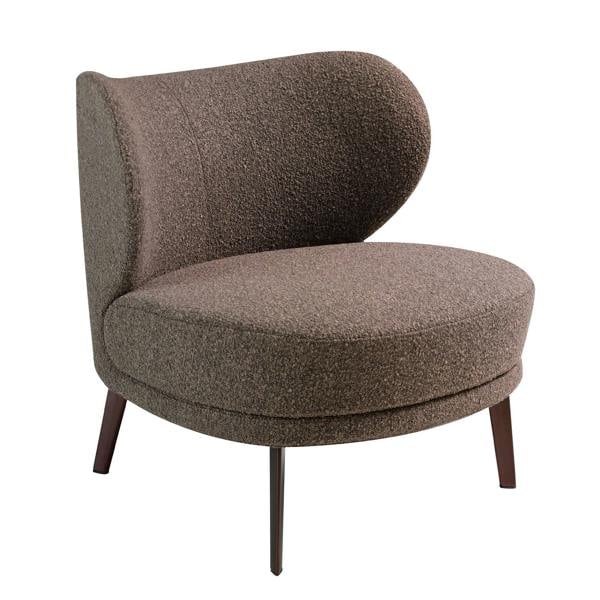 Angel Cerdá Brown Fabric Armchair 5079