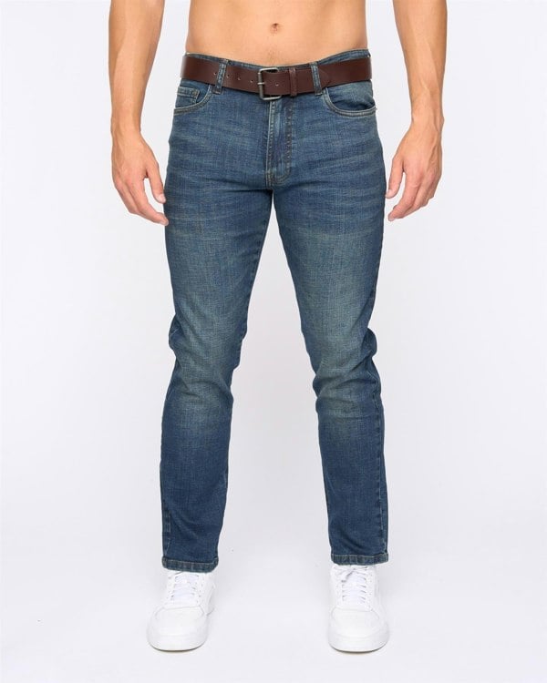 Bewley & Ritch Newbury Straight Fit Jeans Dark Wash