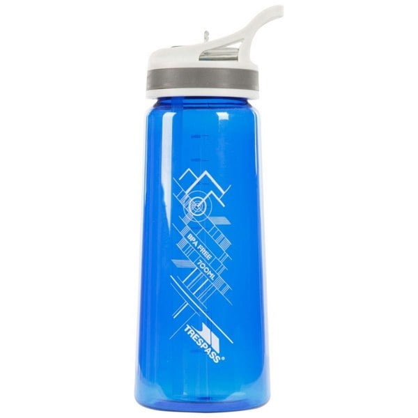 Trespass Vatura Tritan Sports Cap Water Bottle - Blue