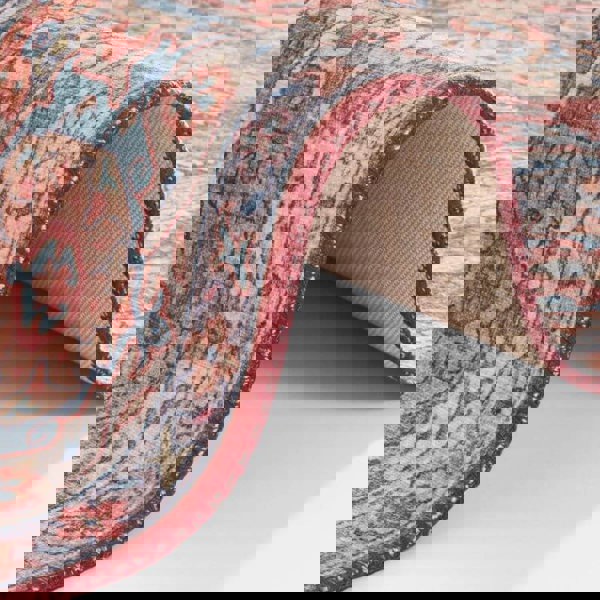 The Rugs Vintage Medallion Rug – Classic Multicolour Design