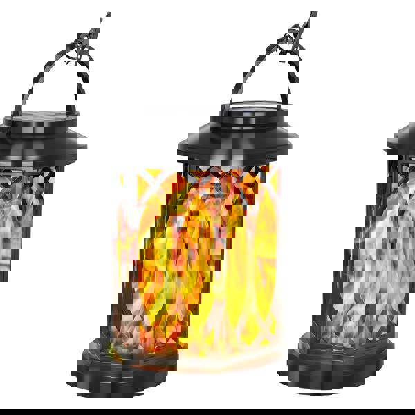 Leaper Solar-Powered Hollow Flame Light for Courtyard