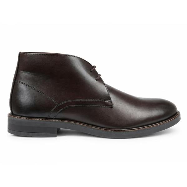 Oban - Men's Brown Leather Lace-Up Chukka Ankle Boots