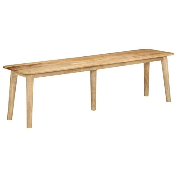 Berkfield Bench 160x40x45 cm Solid Wood Mango
