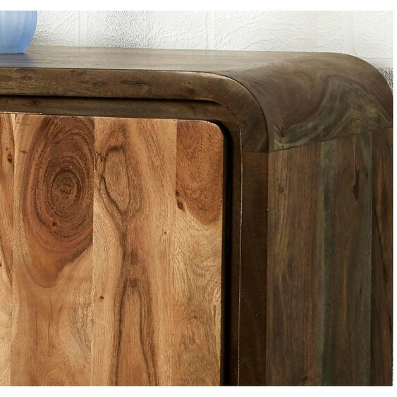 Wyld Haus Los Angeles Reclaimed Wood and Metal Large Sideboard 4 Drawers 2 Doors