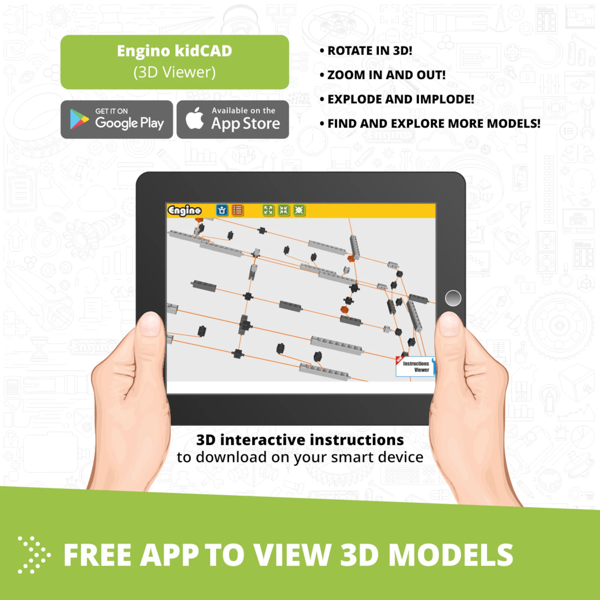 Engino Creative Builder: 30 Models Motorised - Multimodel Set