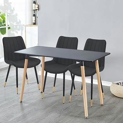 HYGRAD BUILT TO SURVIVE Faux Leather Dining Chairs, Padded – Set of 2 | HYGRAD®