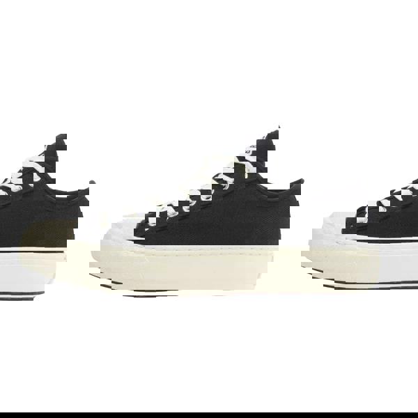 Lacoste Mens Backcourt 2.0 Canvas Low Trainers - Black