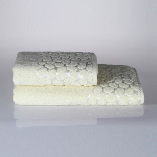 My Basic Stuff Cotton Towel Set | 480 GSM | Hand & Bath Towels | Ultra Soft & Absorbent | Ecru