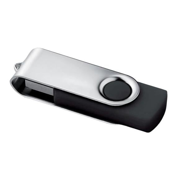 MidOcean Techmate 8GB USB Flash Drive - Black - 