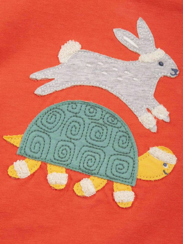 Kite Boys Organic Hare And Tortoise T-Shirt