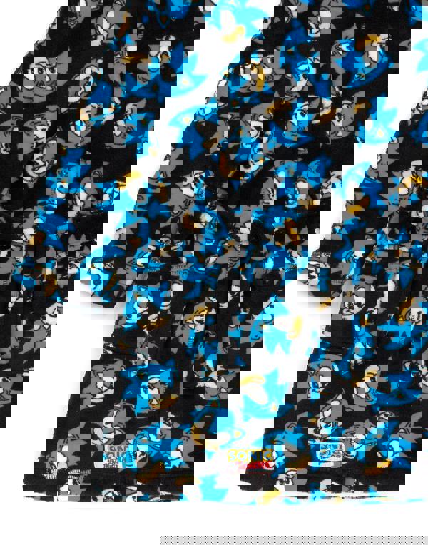 Sonic the Hedgehog Boys Blue Sonic Bathrobe