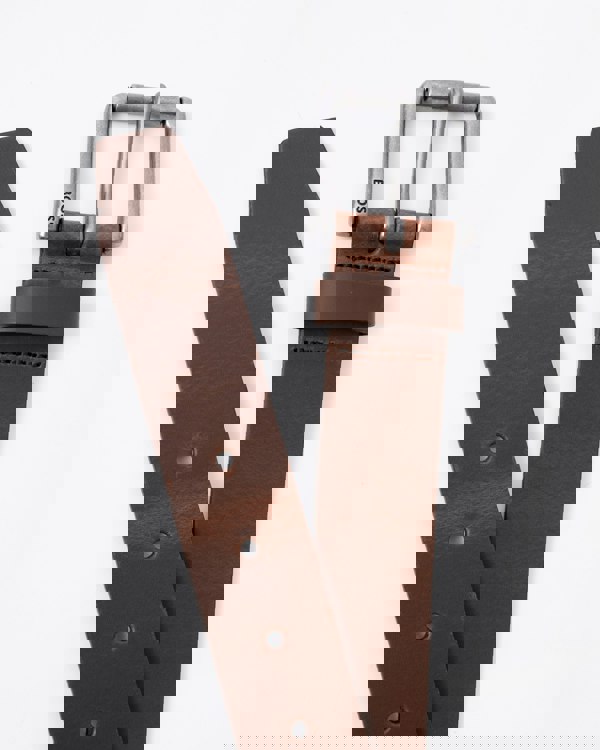 BOSS Orange Mens Joris Belt buckle close up