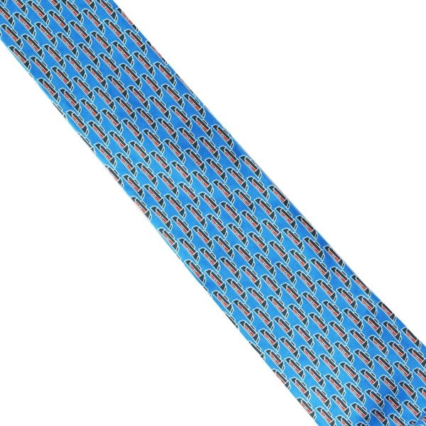Dunhill luxurious mulberry silk tie in a Duke Lock print