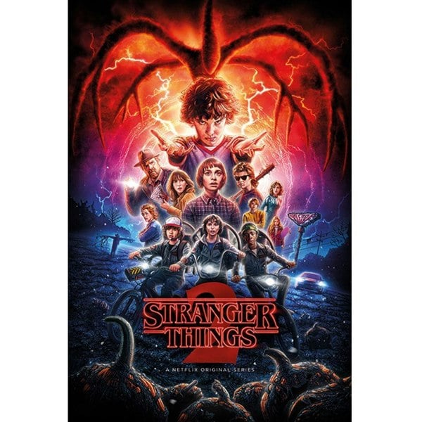 Stranger Things 2 Poster - Multicoloured