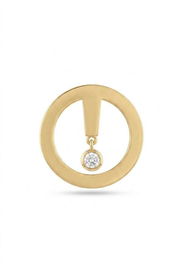 Jess Small Hoop Earrings - Gold_wb