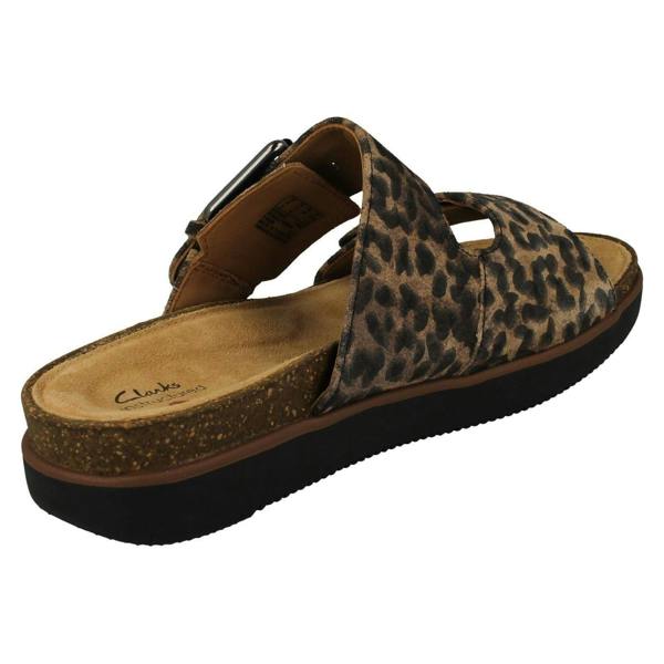Clarks Ladies Clarks Unstructured Adjustable Mule Sandals Elayne Ease