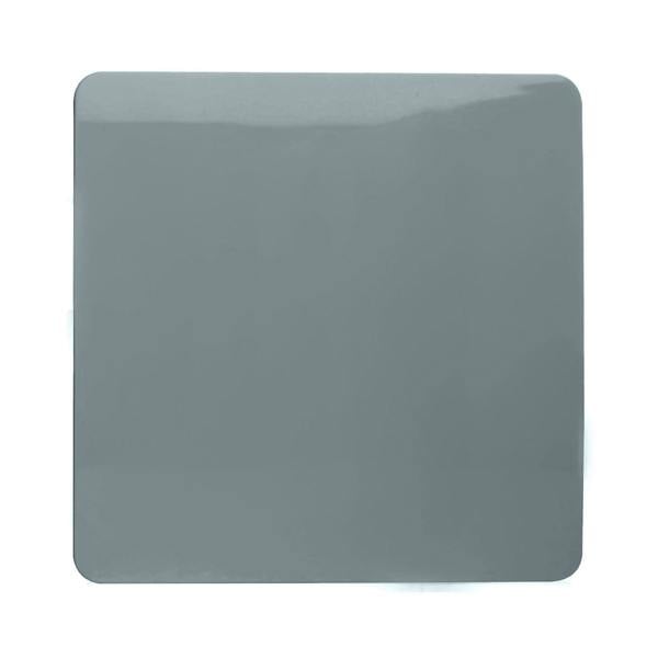 Trendi Switch Single Blanking Plate in Cool Grey