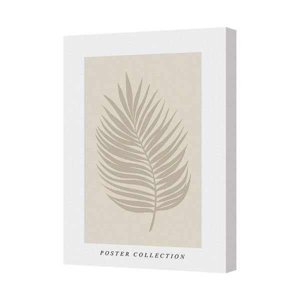 Benjamin Tate Design Beige Palm Leaf Poster From Poster Collection For Modern Wall Art