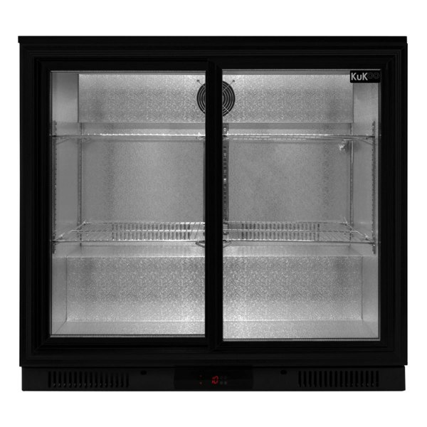 Kukoo Back Bar Fridge Cooler - Sliding Double Door