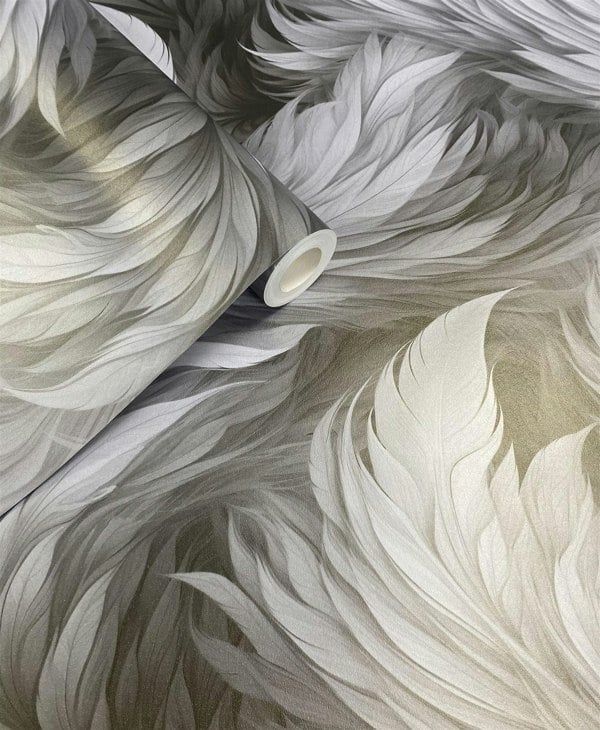 Muriva Plumes Feathers Wallpaper