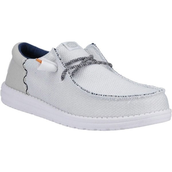 HEYDUDE Wally Funk Open Mesh Shoes - White/White