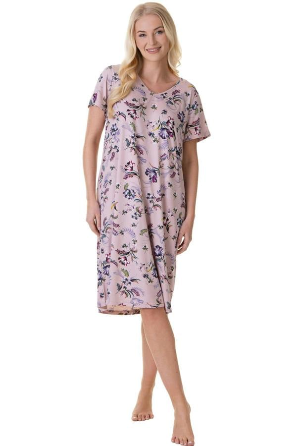 Womens Lightweight Floral Print Nightdress