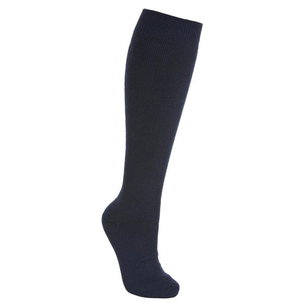 Trespass Adults Unisex Tech Luxury Merino Wool Blend Ski Tube Socks - Navy Blue